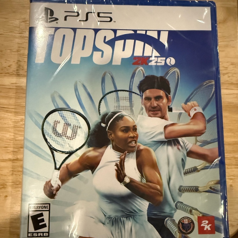 Top Spin ZK25 Tennis Game - Blue Cover